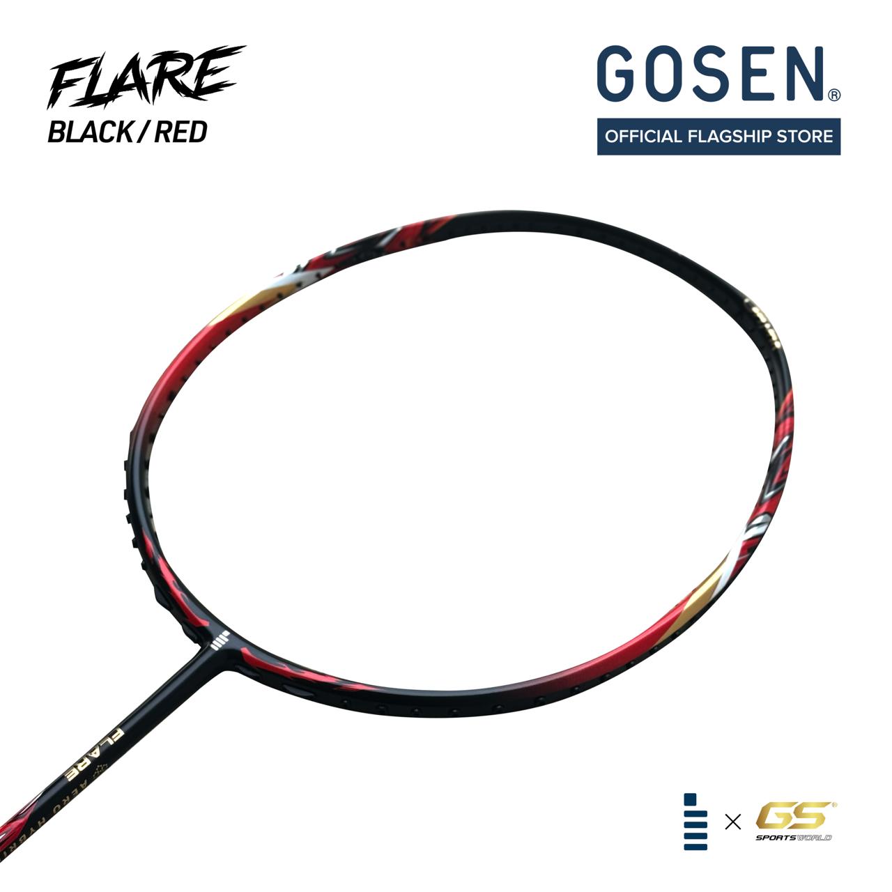 GOSEN Racket Flare V1 (Black) – GS Sports World - GOSEN Official