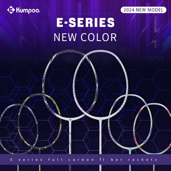 KUMPOO Badminton Racket E58LS -  4U/G5 (Max 28lbs) - Unstrung