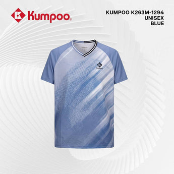 KUMPOO Tournament Shirt K263M-1294 (Blue, Black, Green)