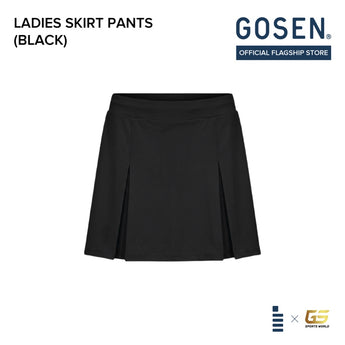 GOSEN Ladies Skirt Pant 01 Short Skirt Pant (Black)