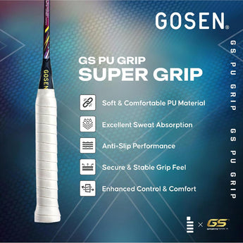 GOSEN Badminton Grip PU Grip - Random Colour (1 Pc) MY26PU