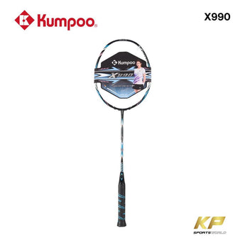 KUMPOO Badminton Racket X990 -  4U/G6 (Max 35lbs) - Unstrung - Exclusive Wang Xiao Yu Malaysia Edition