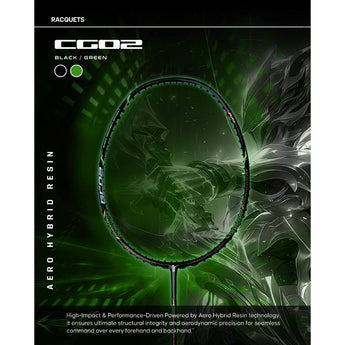 GOSEN Badminton Rackets GC02 5U (Max 30 lbs) (Unstrung)