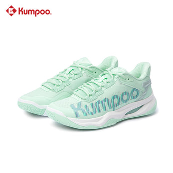 KUMPOO Badminton Shoes KH-G825 (WHITE / GREEN / PURPLE ) - Unisex