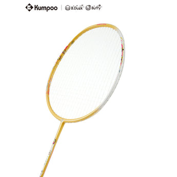 KUMPOO Badminton Racket B.DUCK (CUTE)-  4U/G5 (Max 32lbs) - Unstrung