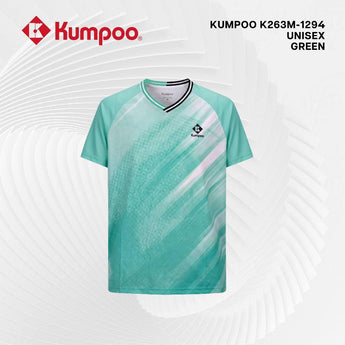 KUMPOO Tournament Shirt K263M-1294 (Blue, Black, Green)