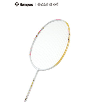 KUMPOO Badminton Racket B.DUCK (CUTE)-  4U/G5 (Max 32lbs) - Unstrung