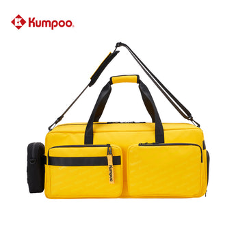 KUMPOO Badminton Square Bag KB-369  (Black / Yellow)
