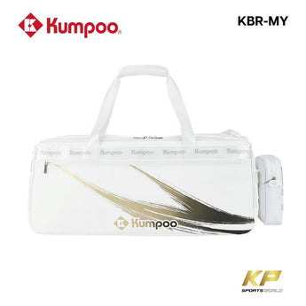KUMPOO Badminton Square Bag KBR-MY  (Black / White) - Exclusive Wang Xiao Yu-Malaysia Edition