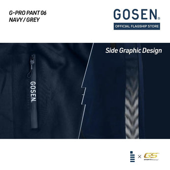 GOSEN G-PRO 06 Tournament Short Pant (Navy Grey/ Black Turqoise/ Black Blue)