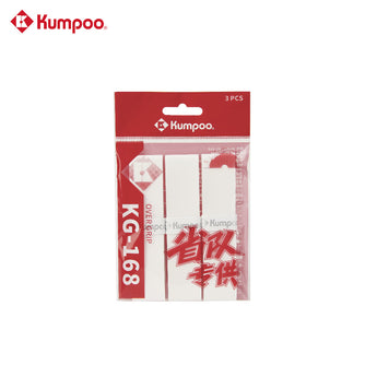 KUMPOO Badminton Grip KG-168 (3 in 1) - White/Yellow/Orange/Light Purple/Green