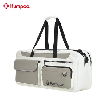 KUMPOO Badminton Square Bag KB-663  (White/Khaki; Sliver/Gray; White/Green)