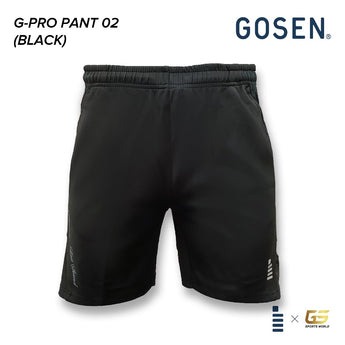 GOSEN G-PRO 02 Tournament Short Pant (Black Silver /White Gold)