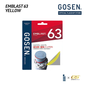 GOSEN EMBLAST 63 Badminton Strings [Made In Japan]