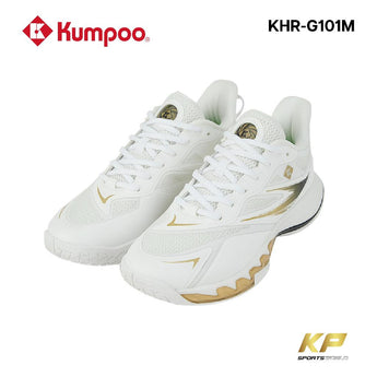 KUMPOO Badminton Shoes KHR-G101M (BLACK/WHITE ) - Exclusive Wang Xiao Yu Malaysia Edition